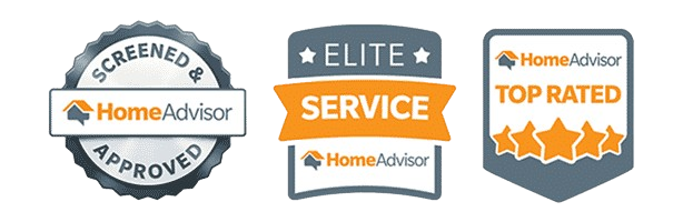 HomeAdvisor Screened & Approved, Elite Service, Top Rated